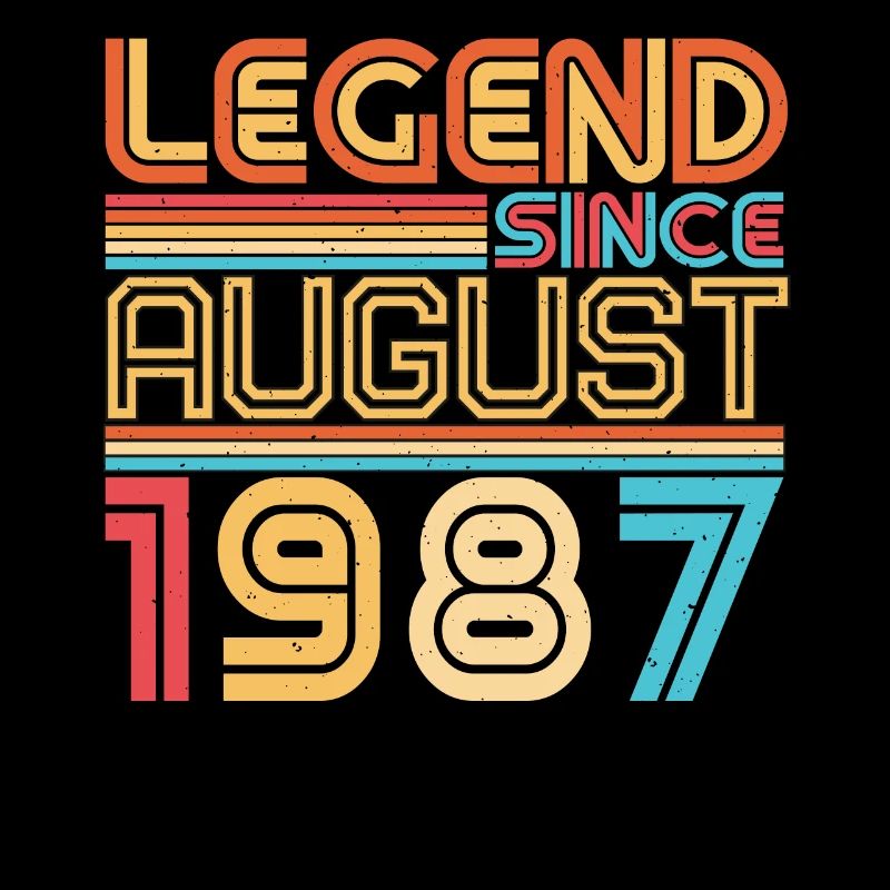 Salutations d’anniversaire pour août 1987