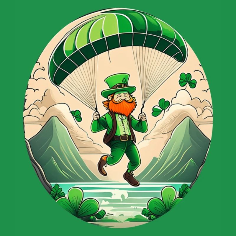 Parapente Trèfle de la Saint-Patrick