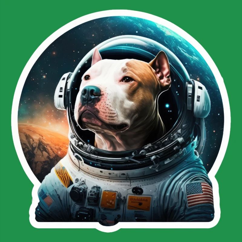 Pitbull dans l’espace, drôles de chiens, Spacedogo!