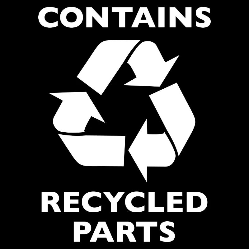 Enthält recycelte Teile
