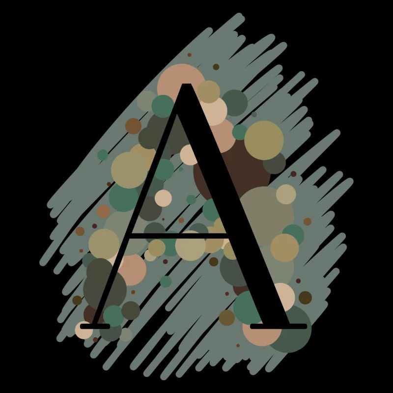 Buchstabe A - grün