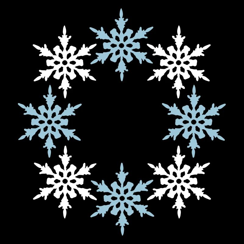 winter ring circle round pattern design cool cold sc