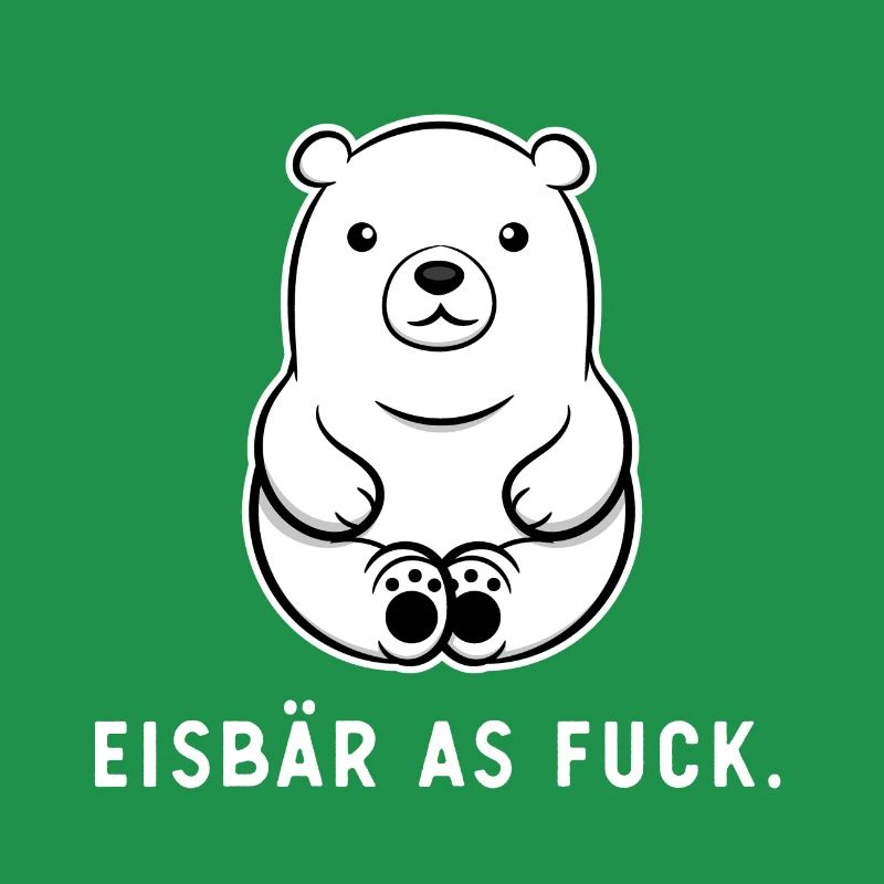 Cooler Eisbär Geschenk