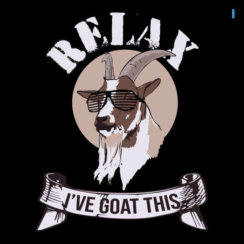 Relax I've Goat This Bock Ziege Sonnenbrille
