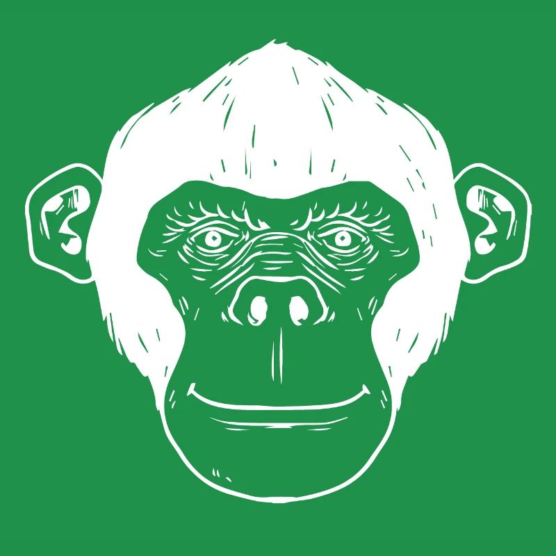 Monkey chimpanzee monkey face gift monkey