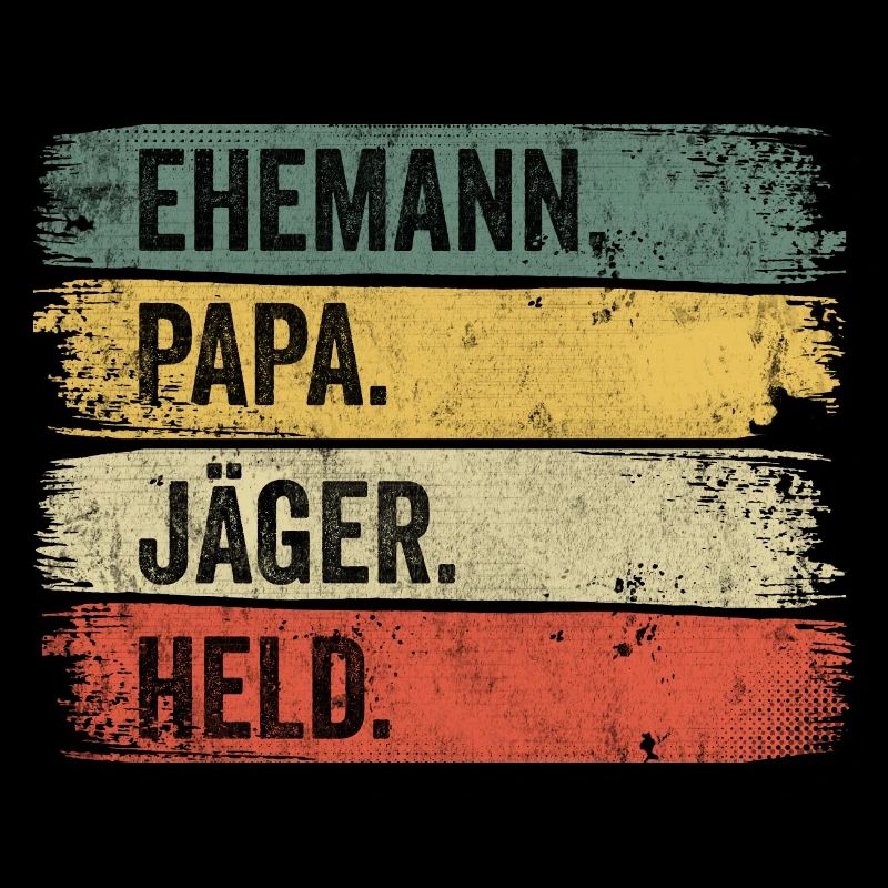 Ehemann Papa Jäger Held Vatertag Bester Papa