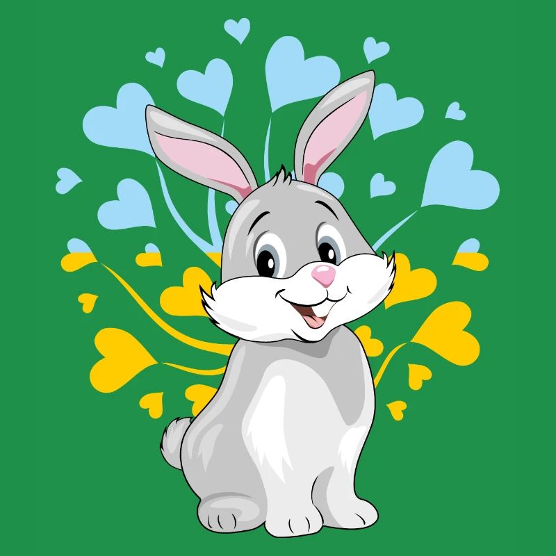 Happy smiling rabbit