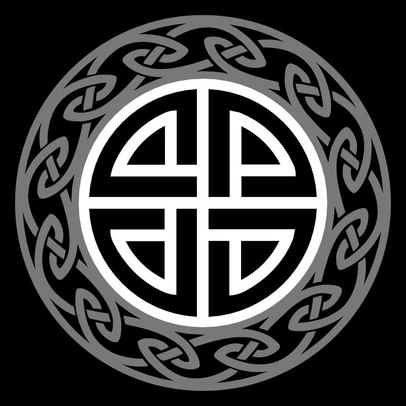 Celtic Shield Knot, Protection, Four Corner, Norse