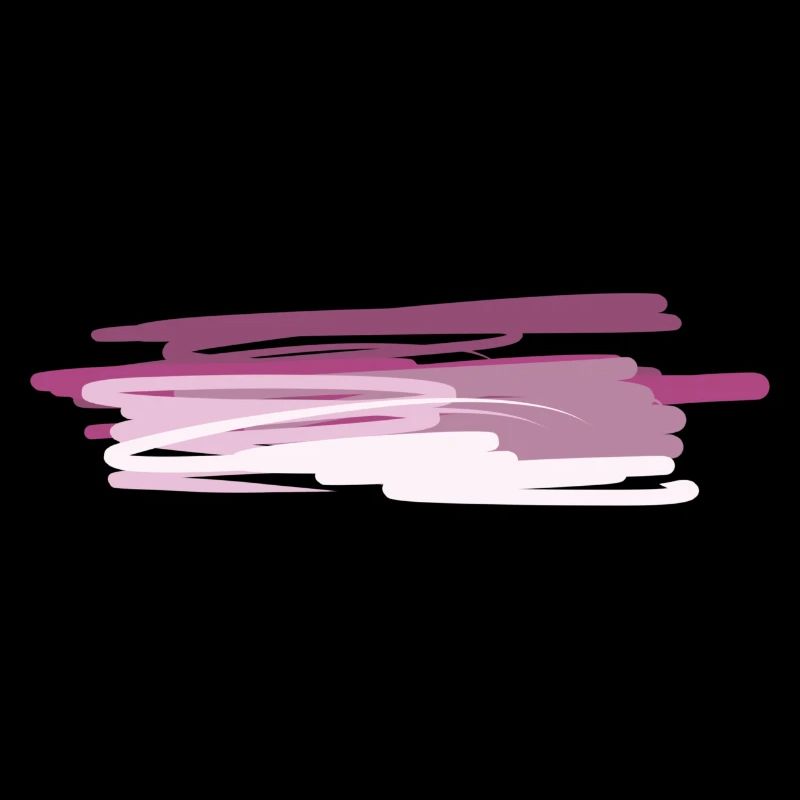 bottom line pink strokes bottom line