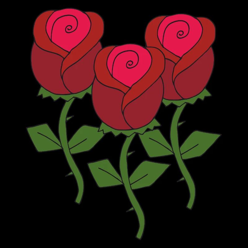 Roses triple