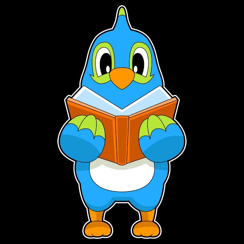 Papagei Lesen Buch