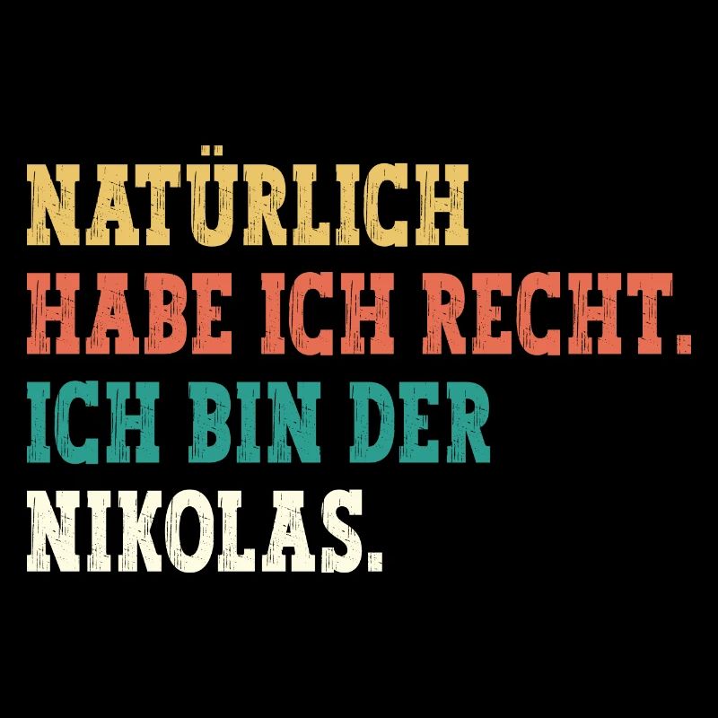 Nikolas Lustiger Spruch Vorname Name Nikolas