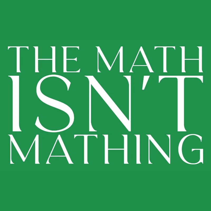 Les maths ne sont pas matheuses
