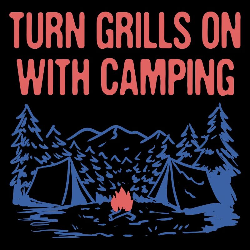 Turn Grills on with Camping Camper Grill Chef