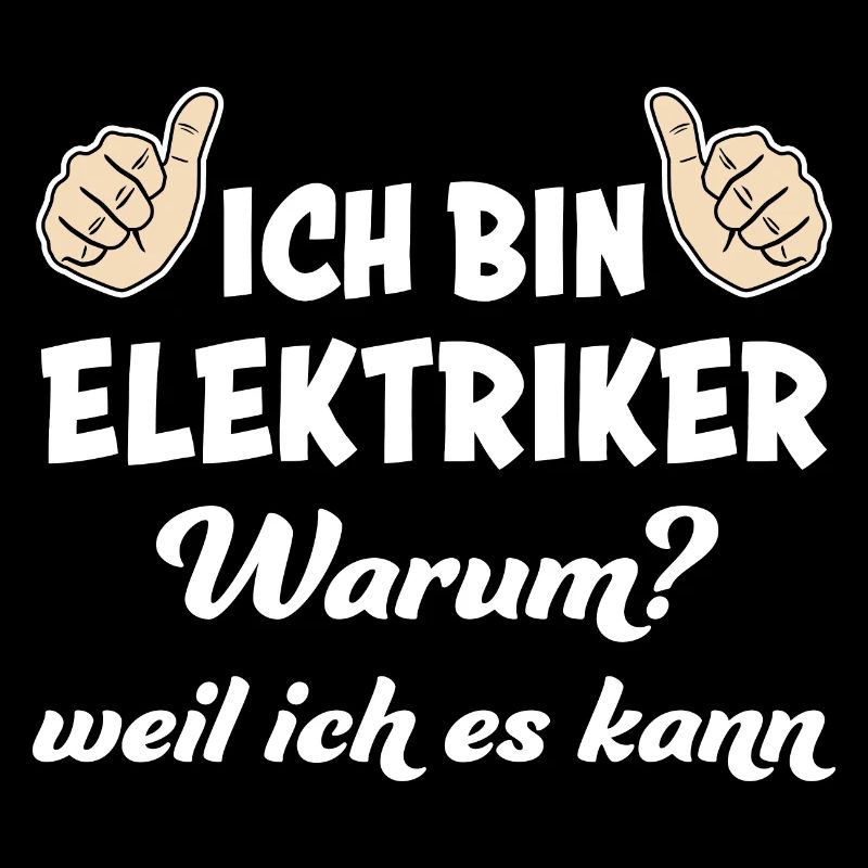 Elektriker Lustig Spruch Beruf Elektrik Geschenk