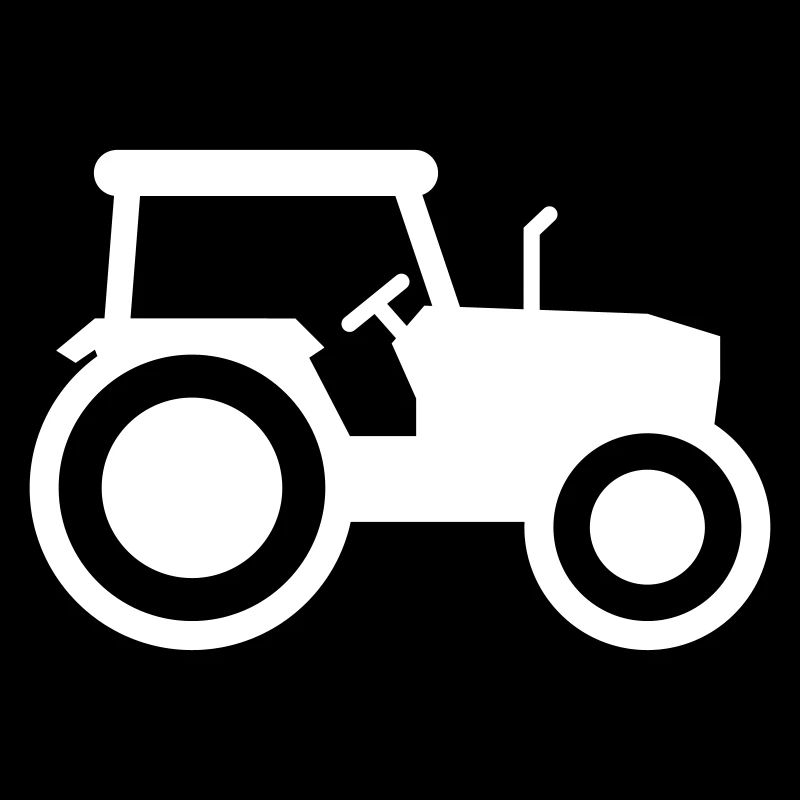 Traktor icon Silhouette