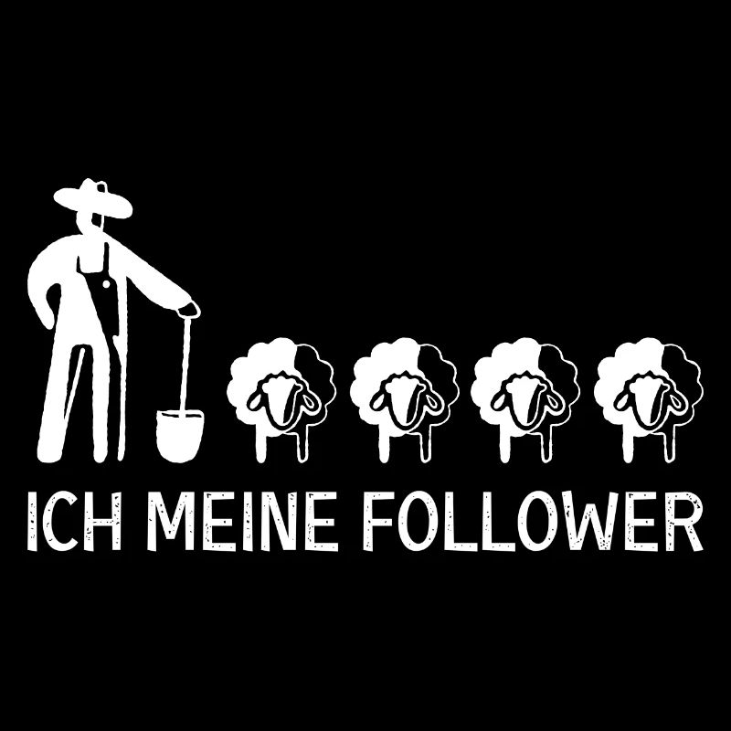 Schafe Hirte Follower Geschenk Schäfer Schafbock