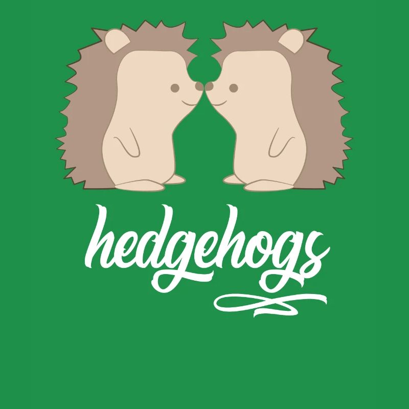 Hérisson - Hérisson amoureux - Hérisson fan - Hedgie - Mignon