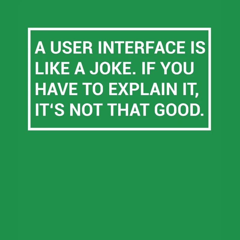User Interface Programmer Funny UI UX
