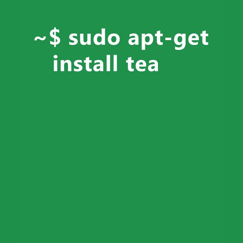 Sysadmin Linux Sudo Apt-Get Install Tea