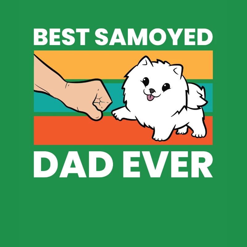 Samojeden-Hundehalter Bester Samojeden-Vater
