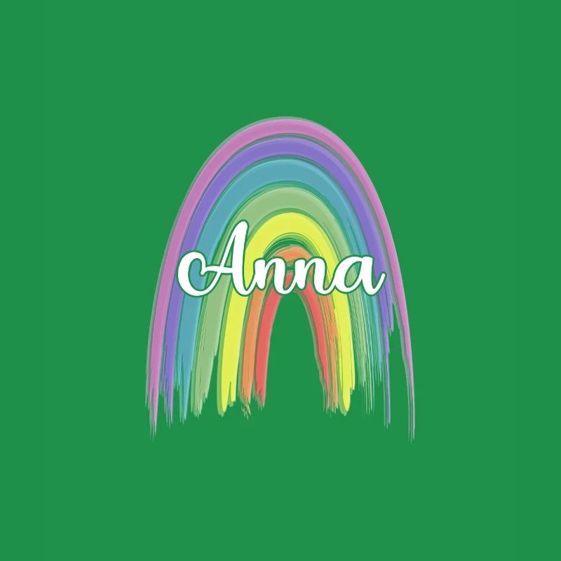 ANNA Rainbow Cursive