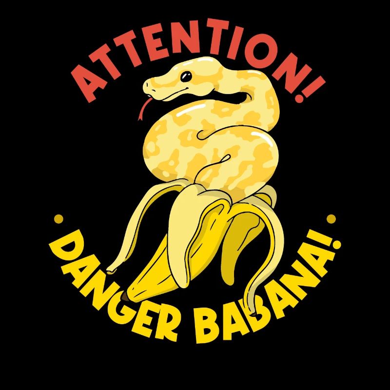 Banana Ball Python Attention Banane dangereuse