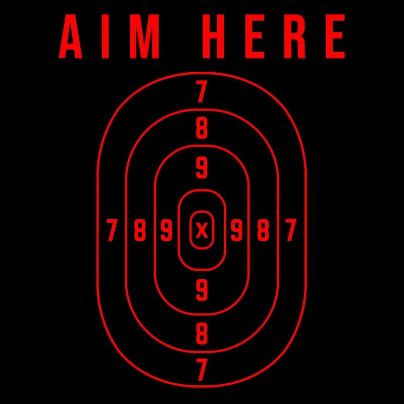 Aim Here - Shooting Range Target