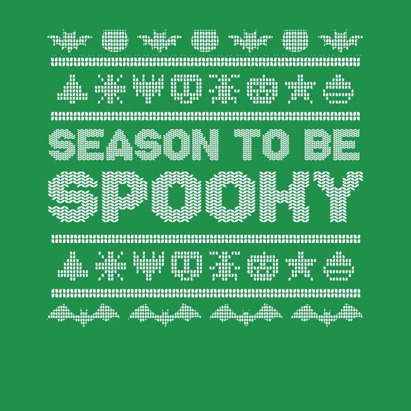 Stitch Pattern Funny Creatures Spooky Halloween