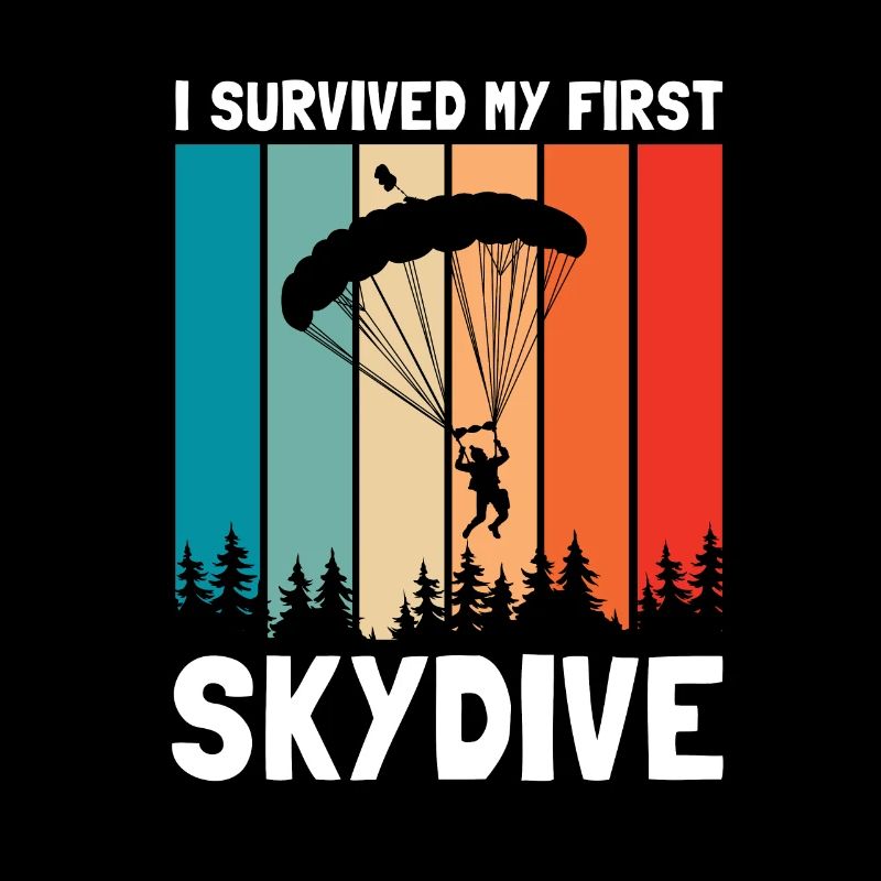 I Survived My First SKYDIVE Cool Retro Skydiving
