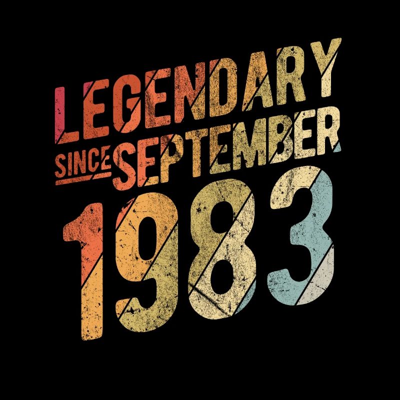40th Birthday Gift Legendary Since September 1983