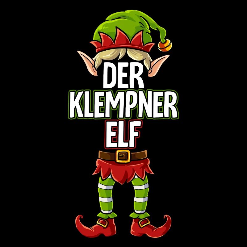 Klempner Elf Partnerlook Weihnachten