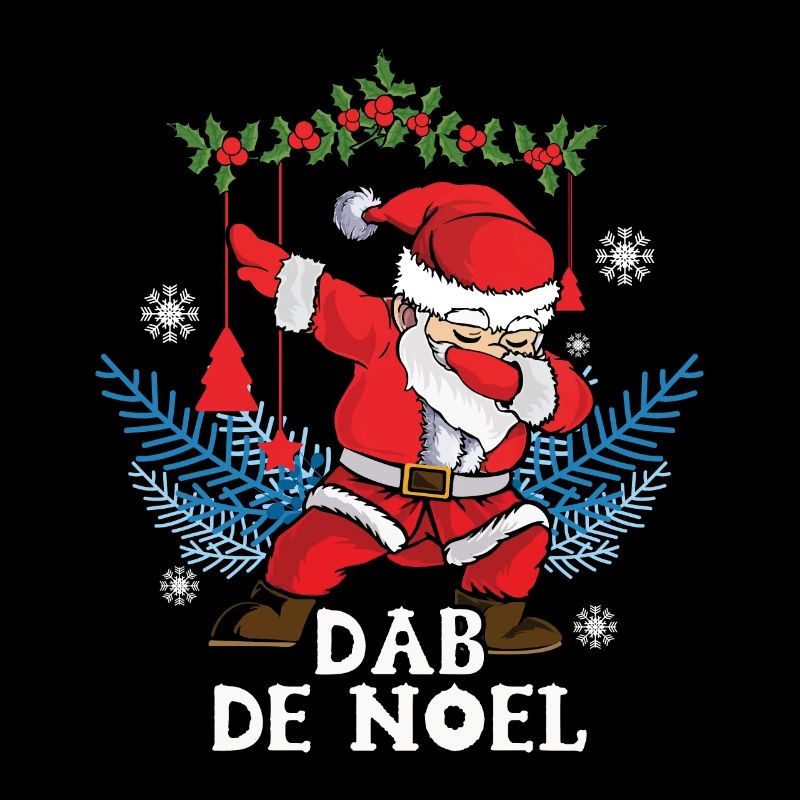 Décembre Noël Dab Dabbing Père Noël Noël