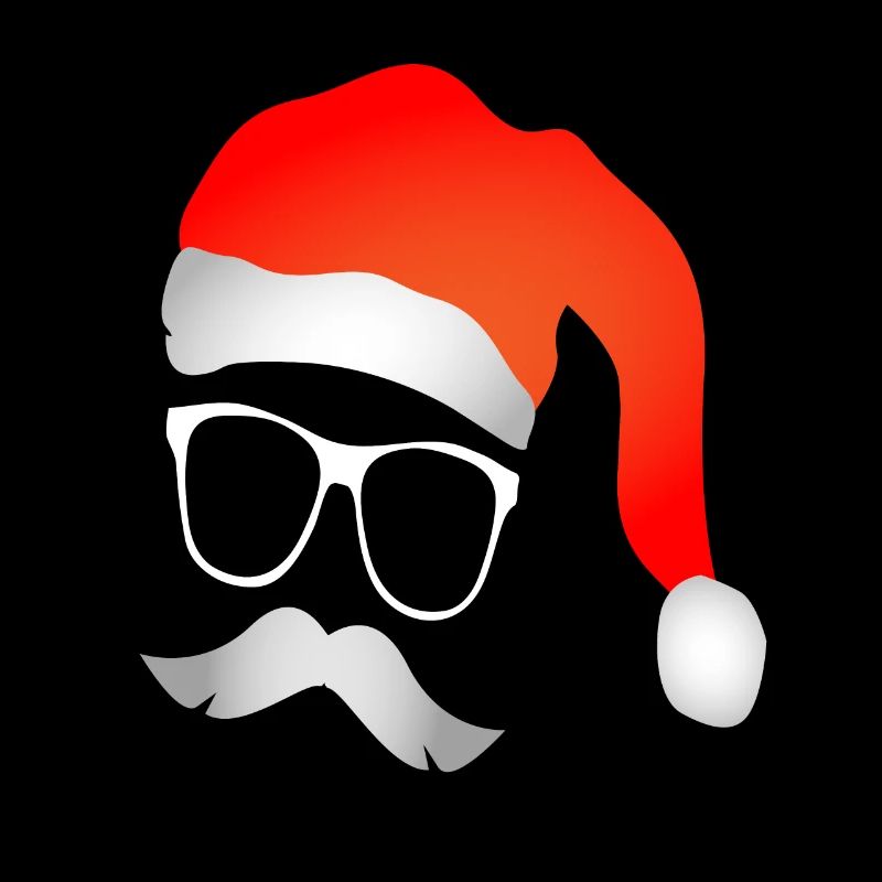 Santa Clause Weihnachtsmann Nikolaus mit Bart