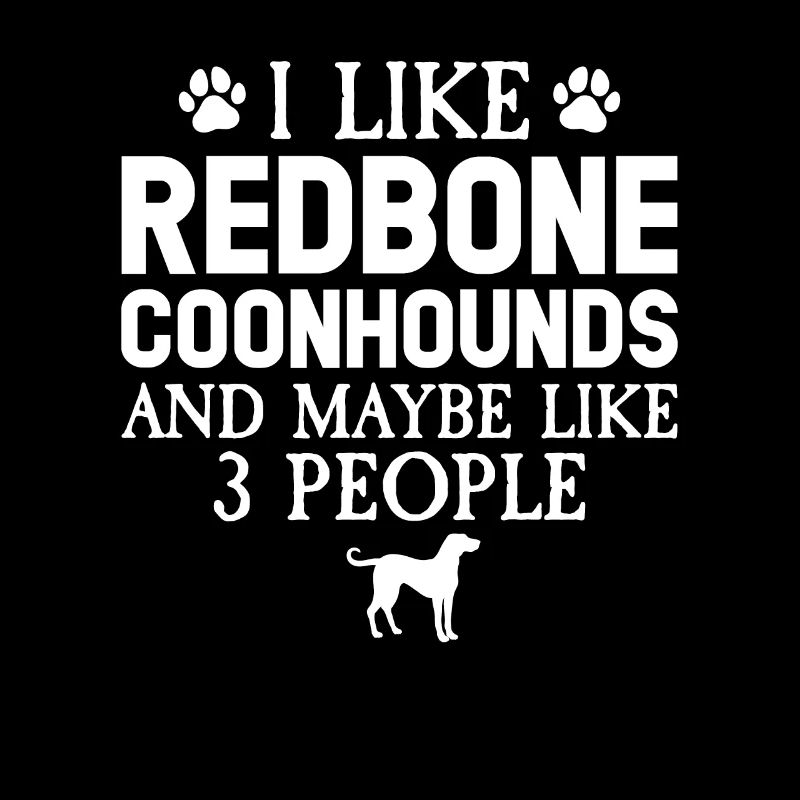 Redbone Coonhound Hund Geschenk