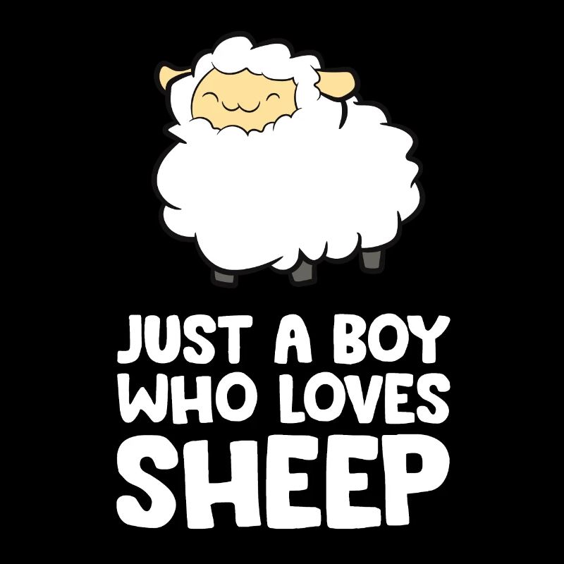 Juste un garçon qui aime les moutons
