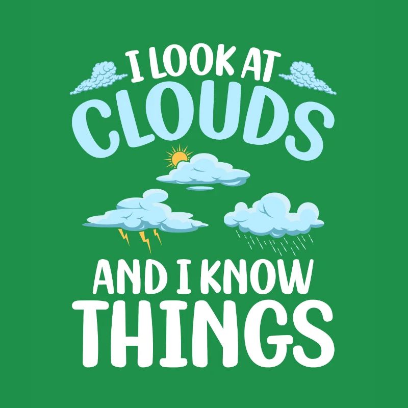 I Look At Clouds And I Know Things Meteorologist