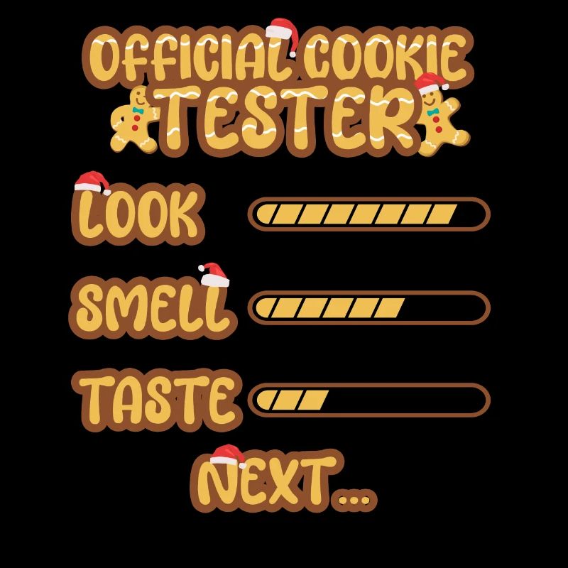 Testeur de biscuits au chocolat de Noël
