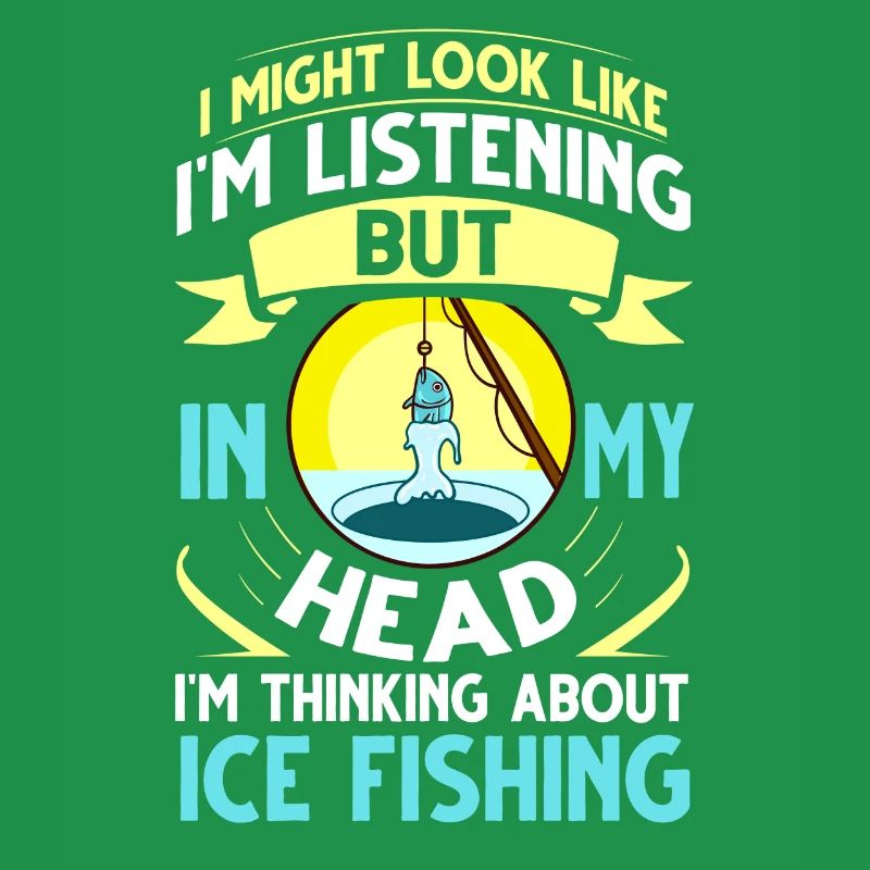 Eisfischen Fischer Eislöcher Eisbohrer Eis Fischen