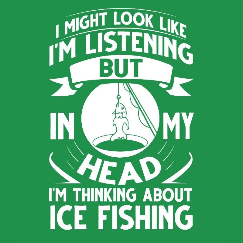 Eisfischen Fischer Eislöcher Eisbohrer Eis Fischen