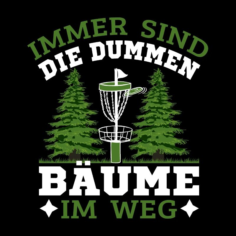 Disc Golf Immer sind die Bäume im Weg
