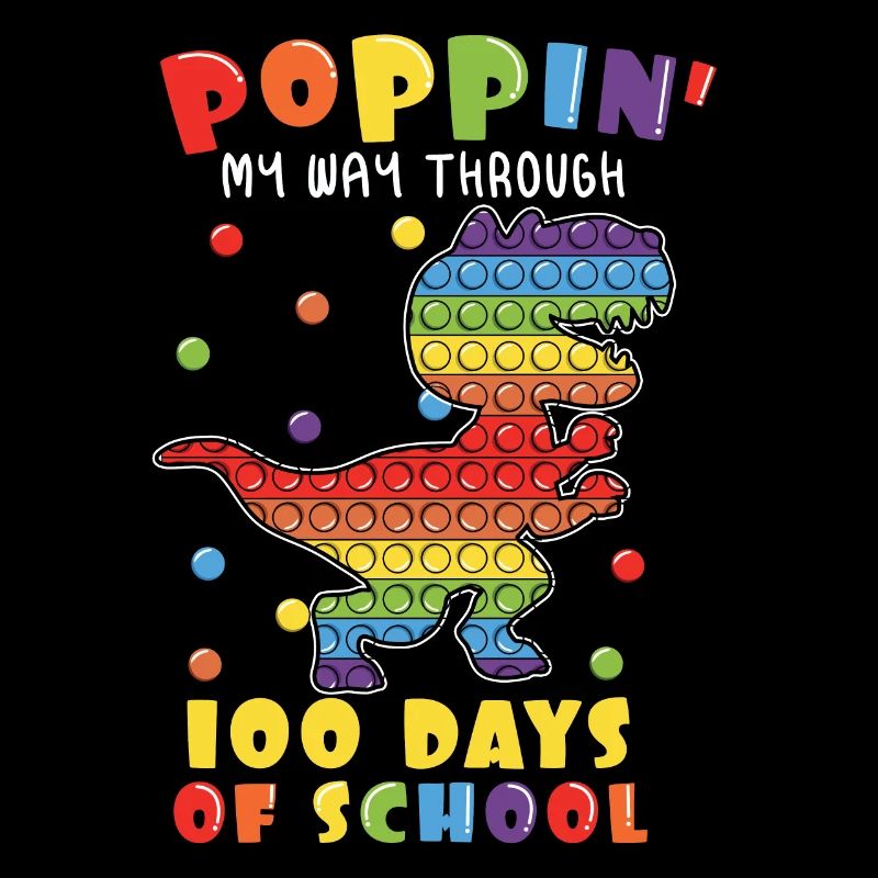100th Day Pop Fidget Dinosaur 100 jours d’école