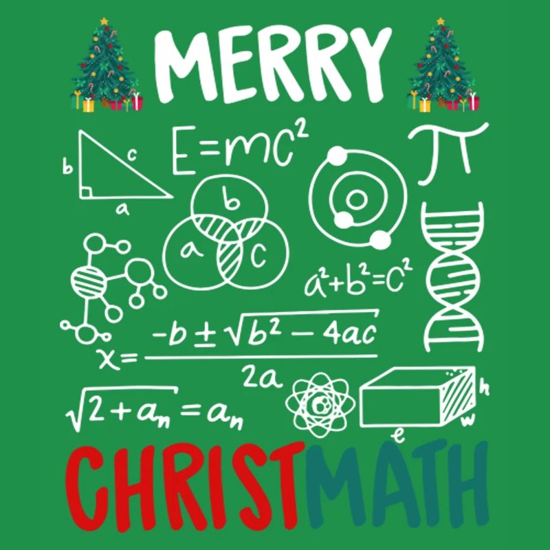 Professeur de maths Noël Joyeux Noël Pyjama