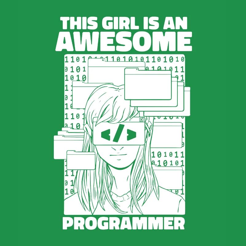 Developer Coder Programmer Girl