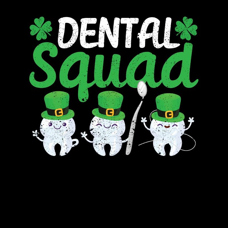 Escouade dentaire Leprechaun Teeth St. Patrick’s Day