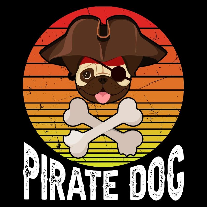 Pug Pirate Dog