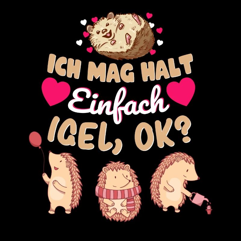 Igel Igelhaus Ich mag halt einfach Igel
