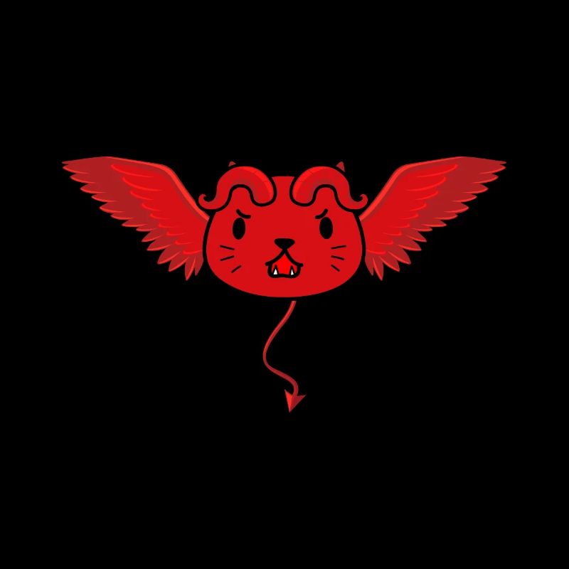 Cute devil cat