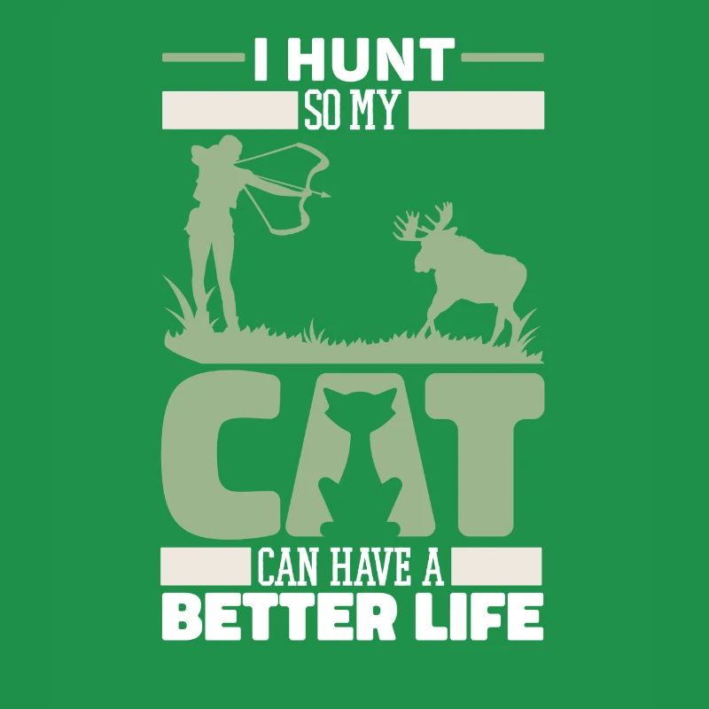 Bogenjagd Bogenjäger Katze