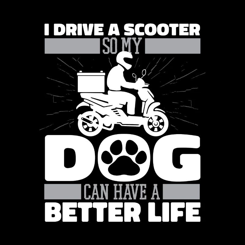 Motorroller Hund